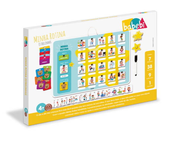 Quadro Minha Rotina Estrelinhas – Babebi