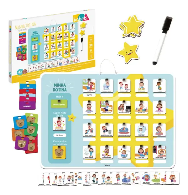 Quadro Minha Rotina Estrelinhas – Babebi - Imagem 2